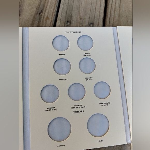 New Old Stock Littleton 20th Century U S. Type Coins Book Holder Silver Coins - Picture 3 of 7